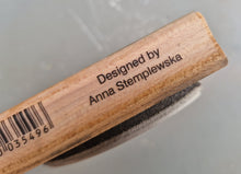 Load image into Gallery viewer, Love Heart in a Rubber Wood mounted stamp With Love Anna Stemplewska
