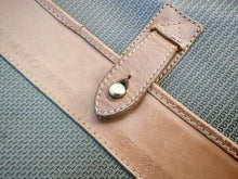 Load image into Gallery viewer, Vintage Charles Jourdan Actif Paris Leather &amp; Canvas Briefcase Document Bag
