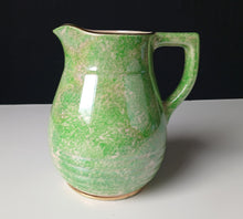 Load image into Gallery viewer, Govancroft Glasgow Green Spongeware Pottery Jug Pitcher Vintage Scottish
