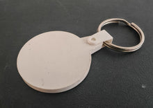 Load image into Gallery viewer, Vintage Camping Keychain Le P’tit Bois St Jouan des Guérets Plastic French Camp
