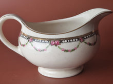 Load image into Gallery viewer, Retro J&amp;G Meakin Pottery Ceramic Sauce / Gravy Boat / Custard Jug, Rose Floral Pattern
