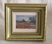 Load image into Gallery viewer, Original George V Postcard In Frame Dated 1913 with 1/2 Penny Stamp Poppy Flower
