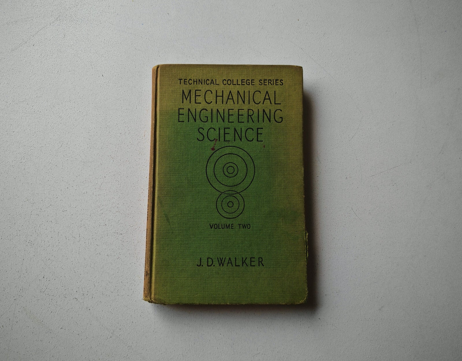 Vintage 1956 Mechanical Engineering Science Volume II by J.D. Walker 4th Impress