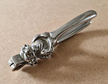 Load image into Gallery viewer, Vintage Chrome Metal Lincoln Imp Devil Head Crab Nut Cracker Nutcracker
