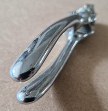 Load image into Gallery viewer, Vintage Chrome Metal Lincoln Imp Devil Head Crab Nut Cracker Nutcracker
