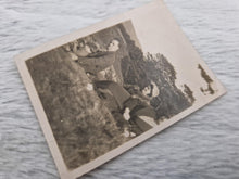 Load image into Gallery viewer, Vintage Sepia Colour Old Family Travel Photograph, 2  Woman and a Smartly Dressed Young Man, Date Uk
