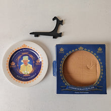 Load image into Gallery viewer, Queen Elizabeth II Diamond Jubilee Commemorative Plate – 1952-2012 – New Vintage
