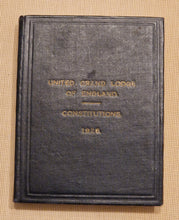 Load image into Gallery viewer, United Grand Lodge of England - Constitutions 1926, Vintage Masonic Book
