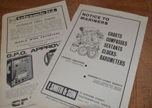 Load image into Gallery viewer, 17 x Various Book Page Adverts - 1960&#39;s Nautical Instruments &amp; Products Adverts
