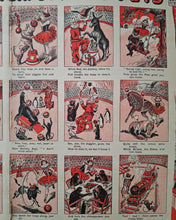 Load image into Gallery viewer, Vintage Circus Print – Jolly Joey and His Performing Pets Double Page Book Plate | 50.5 x 35 cm | An
