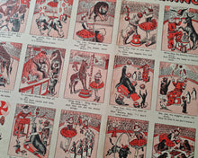 Load image into Gallery viewer, Vintage Circus Print – Jolly Joey and His Performing Pets Double Page Book Plate | 50.5 x 35 cm | An
