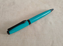 Load image into Gallery viewer, Platignum Studio Ballpoint Pen , Turquoise , Black Ink , 13.5cm , Used
