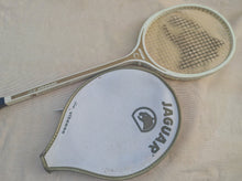 Load image into Gallery viewer, Vintage Jaguar Lady Vitesse Professional Squash Racket with Original Cover 69cm
