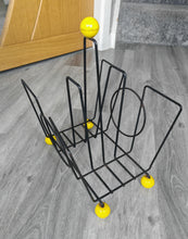 Load image into Gallery viewer, Fablulous and Funky Vintage 1950&#39;s 1960&#39;s? &#39;Sputnik&#39; &#39;Atomic&#39; Black Coated W

