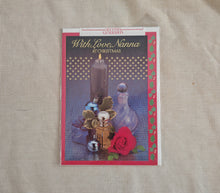 Load image into Gallery viewer, Vintage Unused Christmas Card With Love, Nanna at Christmas Sealed
