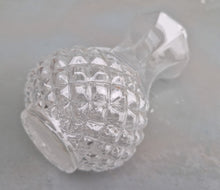 Load image into Gallery viewer, Vintage Small Clear Glass Flower Vase , Table , Window and Fireplace Deco Piece
