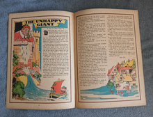 Load image into Gallery viewer, Vintage The Unhappy Giant Double Page Book Print Fairy Tale Illustration 35x25.5
