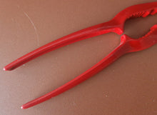 Load image into Gallery viewer, Vintage Red Colour NUT CRACKER Chrome Heavy Duty Nutcrackers Crack
