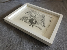 Load image into Gallery viewer, Vintage Koala Reading Print Framed Book Page Nursery Wall Art Tiny Tots 1942
