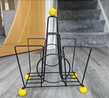 Load image into Gallery viewer, Fablulous and Funky Vintage 1950&#39;s 1960&#39;s? &#39;Sputnik&#39; &#39;Atomic&#39; Black Coated W
