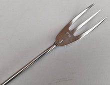 Load image into Gallery viewer, 50s 60s Vintage Retro Skyline Red Plastic Handle Kitchen Utensil Meat Fork
