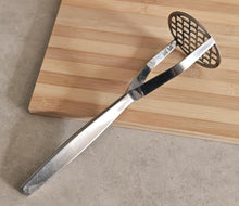 Load image into Gallery viewer, Vintage Viners Stainless Steel Potato Masher 25cm Long Retro Kitchenalia
