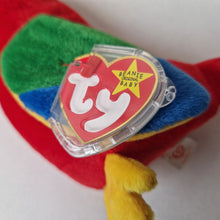 Load image into Gallery viewer, Jabber TY Beanie Baby with Tag! - 1997 Parrot Bean Bag Babies Soft Toy Plush
