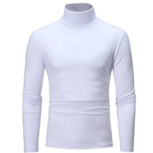 Load image into Gallery viewer, Thermal Underwear Tops Men Spring Clothes Thermal Shirt Autumn Men&#39;s Winter Tights High Neck Thin Slim Fit Long Sleeve T-shirt
