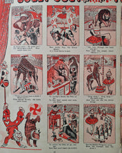 Load image into Gallery viewer, Vintage Circus Print – Jolly Joey and His Performing Pets Double Page Book Plate | 50.5 x 35 cm | An
