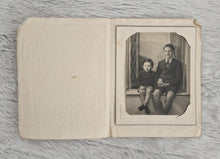 Load image into Gallery viewer, Vintage Sepia Colour Old Photograph, 2  young boys sitting on a window sill, Family Photo, Date Ukno
