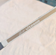 Load image into Gallery viewer, Vintage Jaguar Lady Vitesse Professional Squash Racket with Original Cover 69cm

