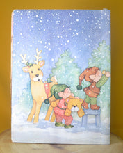 Load image into Gallery viewer, Vintage Whitman The Night Before Christmas Colouring Book, Used condition, Christmas Santa Gift
