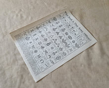 Load image into Gallery viewer, Vintage Drawing Image Book Plate , Army Officer Rank Badges Patch Image Illustrations, What Rank is
