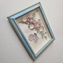 Load image into Gallery viewer, Handmade Cute Paper Quilling Art Unique Design Wall Art Picture frame Flower
