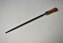 Load image into Gallery viewer, Tapered Flat File with Wooden Handle 36cm Long – Used Vintage Tool
