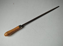 Load image into Gallery viewer, Tapered Flat File with Wooden Handle 36cm Long – Used Vintage Tool
