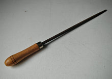 Load image into Gallery viewer, Tapered Flat File with Wooden Handle 36cm Long – Used Vintage Tool
