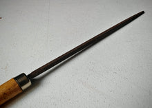 Load image into Gallery viewer, Tapered Flat File with Wooden Handle 36cm Long – Used Vintage Tool
