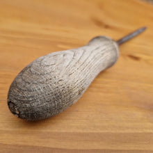 Load image into Gallery viewer, Vintage Round File Tool with Turned Wood Wooden Handle 24.8cm Long

