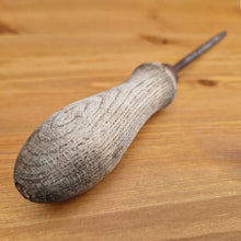 Load image into Gallery viewer, Vintage Round File Tool with Turned Wood Wooden Handle 24.8cm Long
