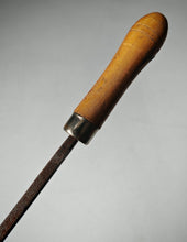 Load image into Gallery viewer, Tapered Flat File with Wooden Handle 36cm Long – Used Vintage Tool
