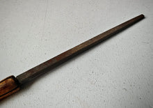 Load image into Gallery viewer, Vintage Flat Tapered Hand File with Wooden Handle – 27.5cm Long – Used
