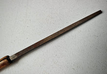 Load image into Gallery viewer, Vintage Flat Tapered Hand File with Wooden Handle – 27.5cm Long – Used
