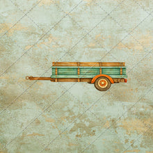 Load image into Gallery viewer, Vintage Farm Truck Fussy Cut Clipart Set – Rustic Country Market PNG &amp; PDF, Produce Crates, Honey, Jams, Chickens Printable
