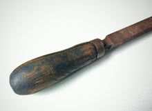Load image into Gallery viewer, Vintage Large Flat Tapered File with Wooden Handle – 40cm Long – Used
