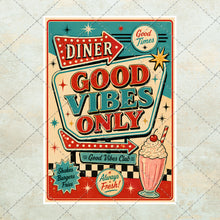 Load image into Gallery viewer, 20 Good Vibes Only Prints, Retro 70s Wall Art Poster Bundle, A4 Digital Download
