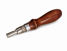 Load image into Gallery viewer, Vintage Leather Grooving Tool Handle Only Craft Tool Leatherworking Handle Used
