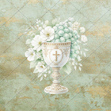 Load image into Gallery viewer, First Holy Communion Clipart Set – 34 Christian Religious PNG Images, Church, Cross, Bible, Chalice, Lamb, Floral Elements, Instant Download
