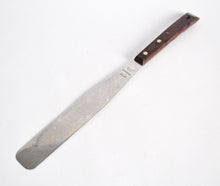 Load image into Gallery viewer, Vintage Retro Prestige Brand Spreader Cake Icing  Spatula Wood Handle, Kitchen Utensil, Kitchenalia
