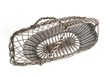 Load image into Gallery viewer, Vintage Aluminum Woven Metal Wire Basket for flowers, candy, sweets, small fruits, etc
